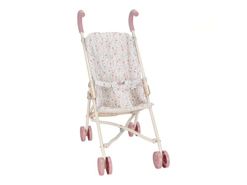 Little Dutch Kočík pre bábiky golfky skladací Soft Flowers