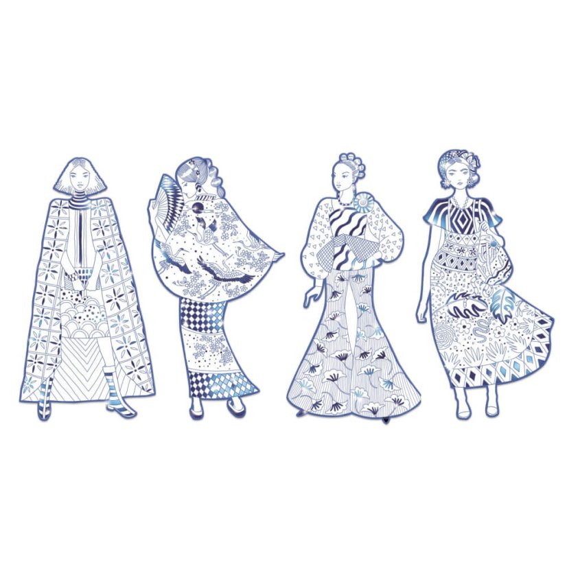 Große Malbücher Laura und Freunde (4 Stk.)