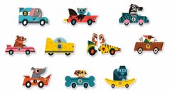 Puzzle-Duo - Rennwagen