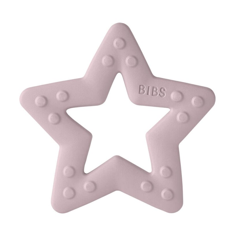 BIBS Baby Beating Beißring STAR verschiedene Ausführungen - BIBS Baby Beating Beißring: Baby blue
