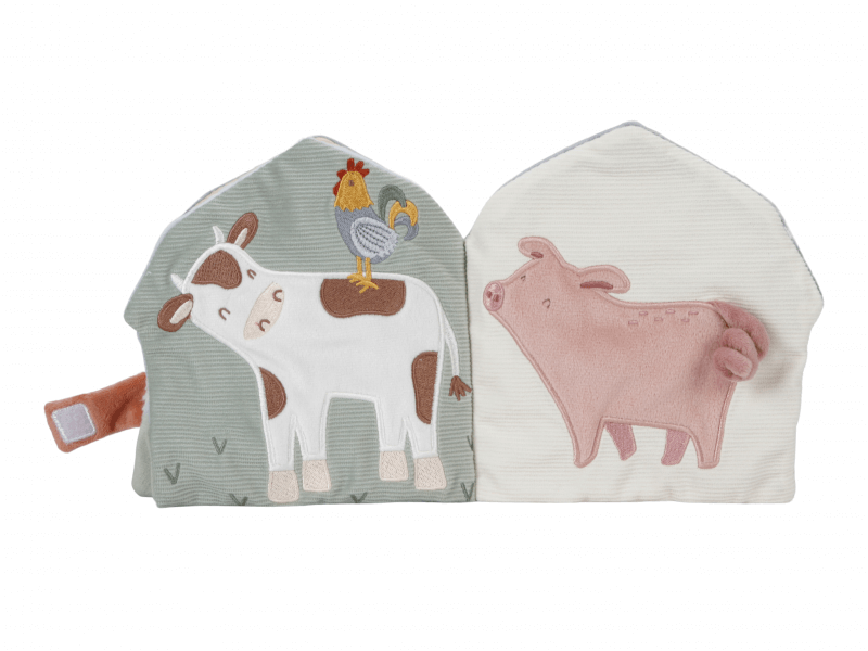 Little Dutch Textilní knížka s aktivitami Farma