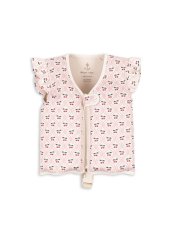Neoprénová plávacia vesta Cherry pink motif