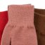 Balenie 3 ks palčiakov rose/pecan/scarlet rôzne veľkosti