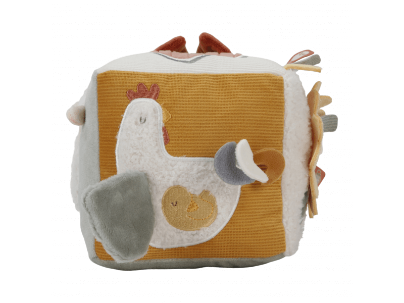 Little Dutch Textile Würfel mit Bauernhofaktivitäten