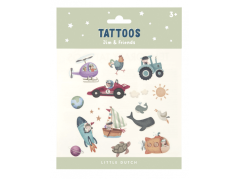 Little Dutch Kindertattoo Jim & Friends