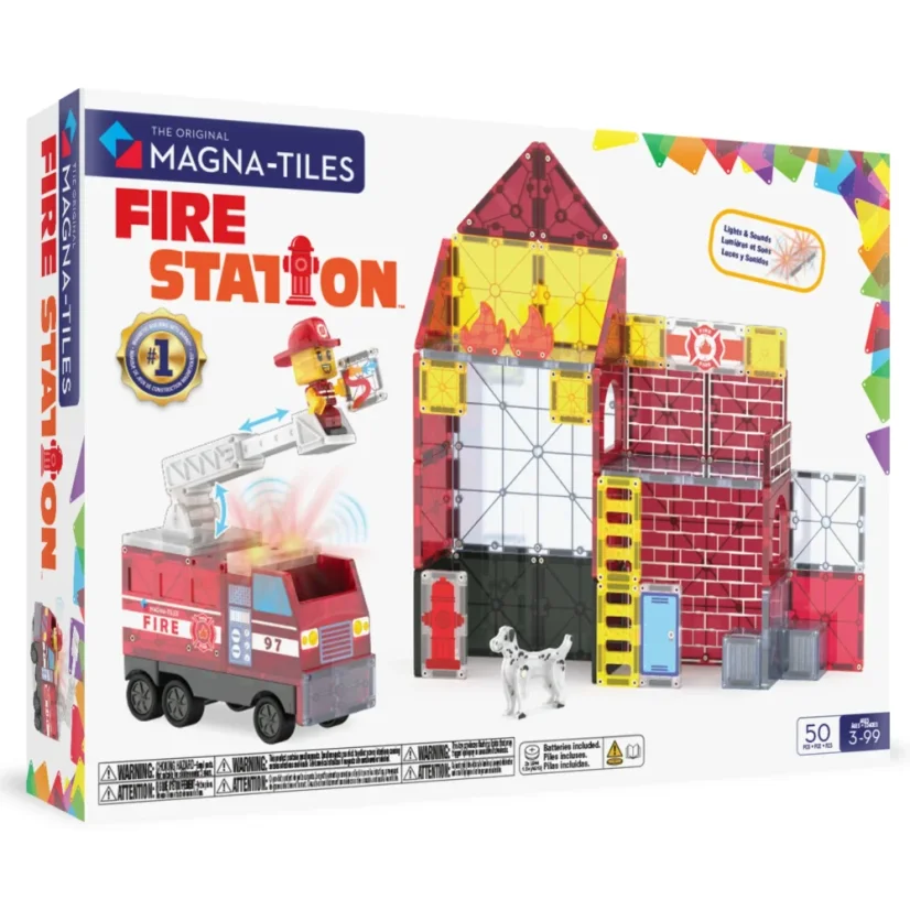 Magnetická stavebnica Fire Station 50 dielov