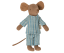Großer Bruder im Pyjama in einer Streichholzschachtel Maileg