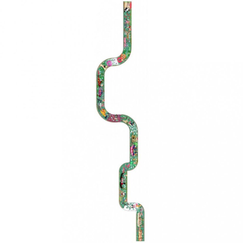 Dlhé puzzle Na rieke - 54 ks