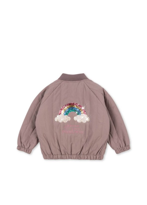 Detská bunda bomber Twilight mauve rôzne veľkosti - Veľkosť: 104 / 4 roky