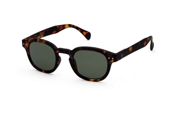 #C Slnečné okuliare pre dospelých IZIPIZI rôzne farby - IZIPIZI farby: TORTOISE GREEN LENSES