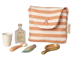 Zahnbürstenset in einer Tasche für Coral Mouse Maileg