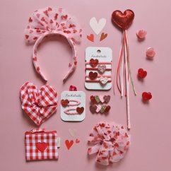 Peňaženka Gingham Love Heart Mini