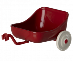 Roter Maileg-Dreiradwagen