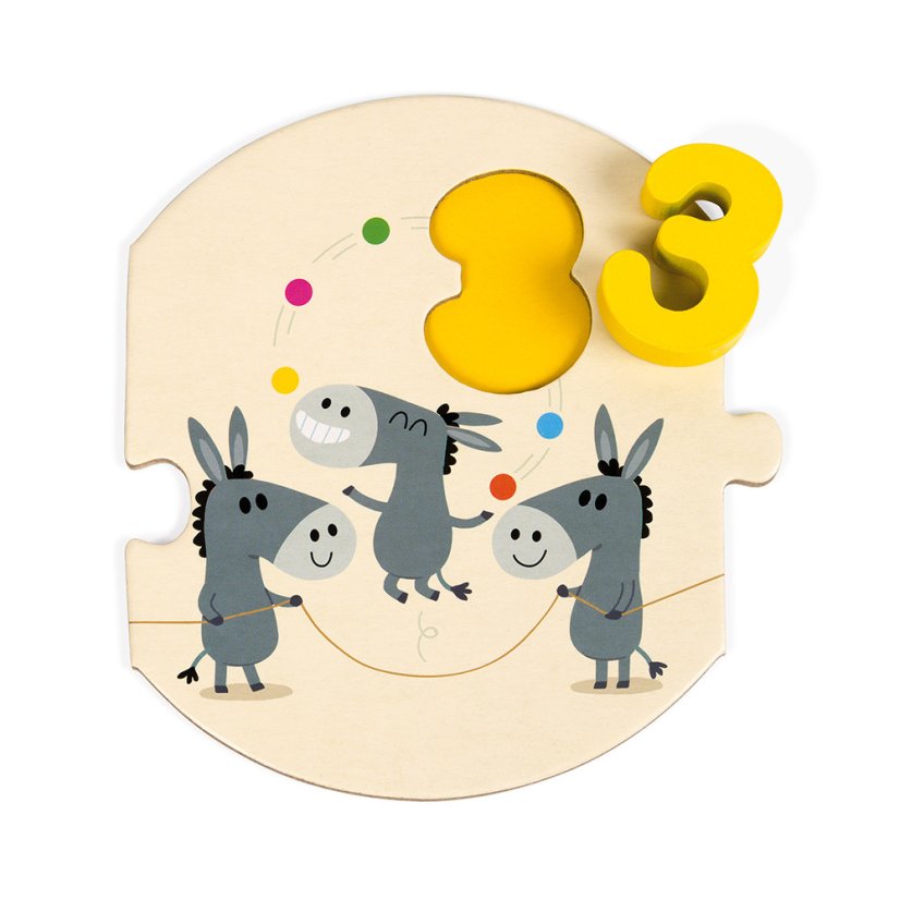 Puzzle I learn Čísla