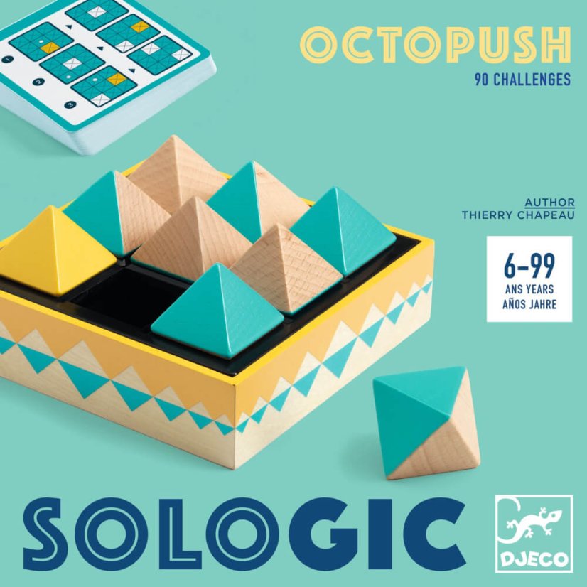 SOLOGIC OctoPush, 3D-Holzpuzzle