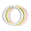 BIBS Loops Ringe 12 Stück Dunst-Wiese-Blüte