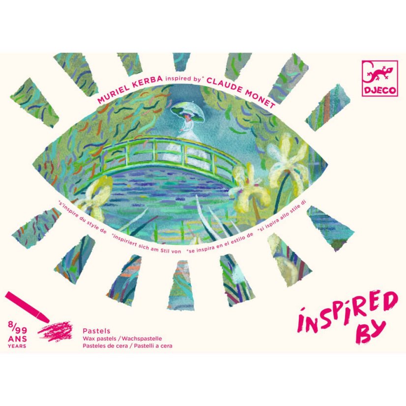 Inspiriert von Claude Monet: Seerosen auf dem Teich