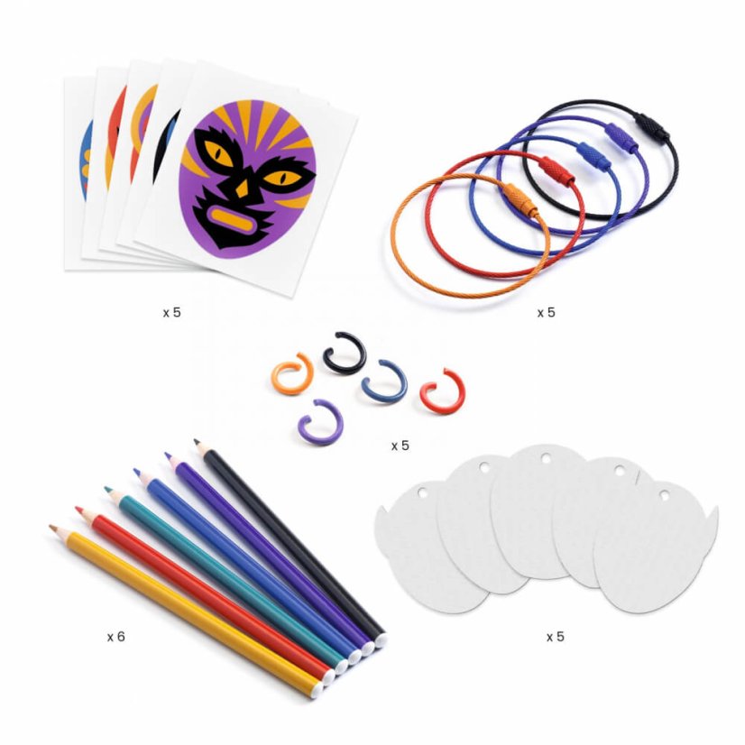 Artistic Plastic Wrestler přívěsky na klíče z magického plastu