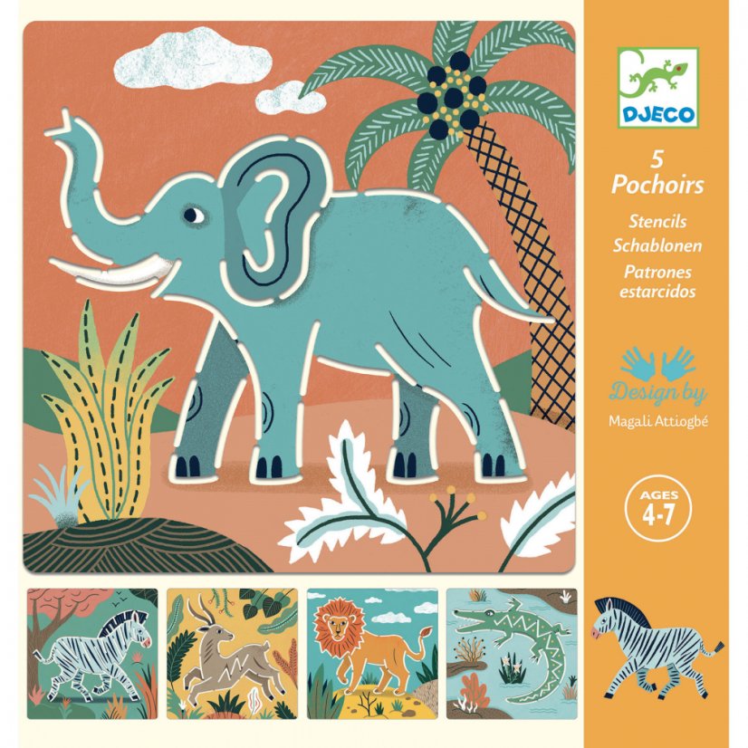Vorlagen: Afrikanische Tiere