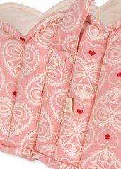 Tragbares Bett Lacy pink