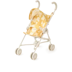 Kočárek pro panenky Flower / Lemon yellow