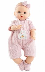 Realistické miminko - holčička Sonia v pleteném overálu