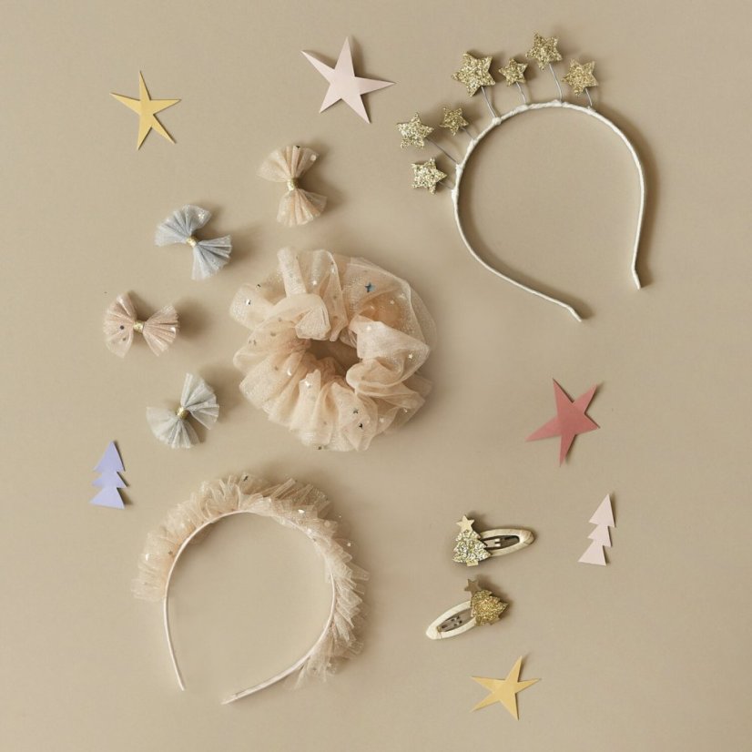 Gumička Sparkle Tulle Ruffle