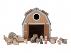 Little Dutch Puppenhaus aus Holz, tragbarer Bauernhof