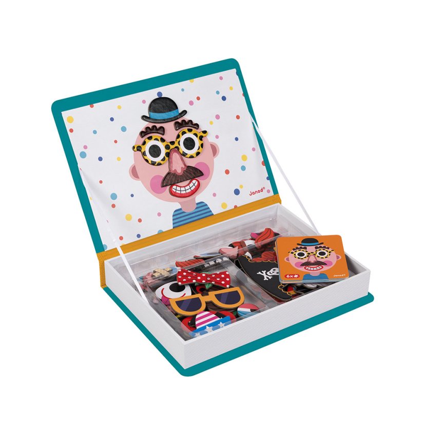 Magnetibook Zábavné tváre chlapci