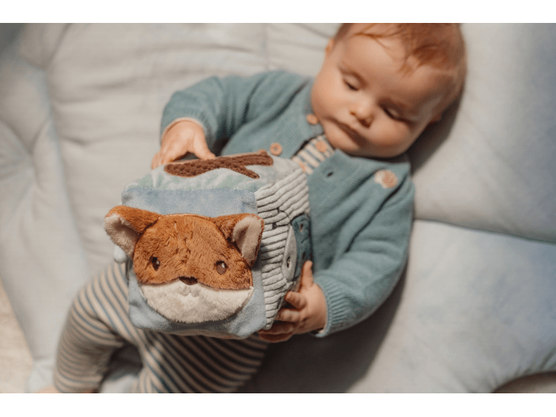 Little Dutch Textilwürfel mit Aktivitäten der Waldfreunde