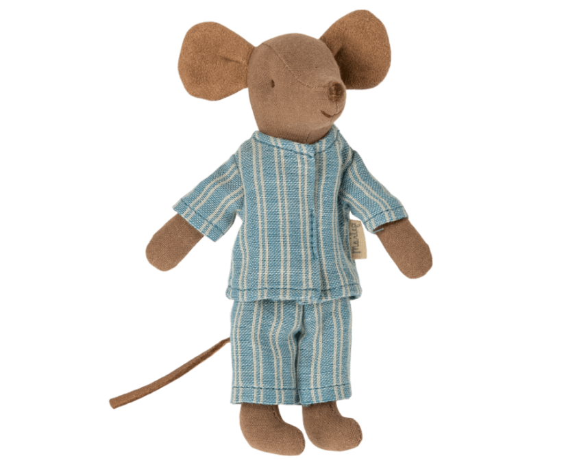 Großer Bruder im Pyjama in einer Streichholzschachtel Maileg