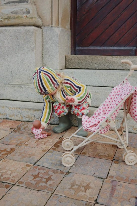 Kočík pre bábiky Rosie rose