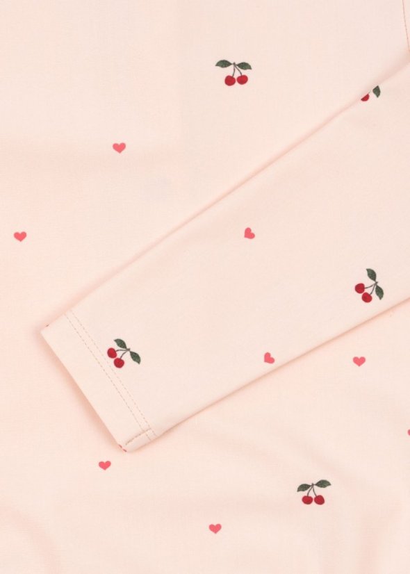 Plavky s dlhým rukávom Cherry rose