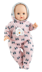 Realistické miminko - holčička Sonia v oblečení s pandami se zvukem