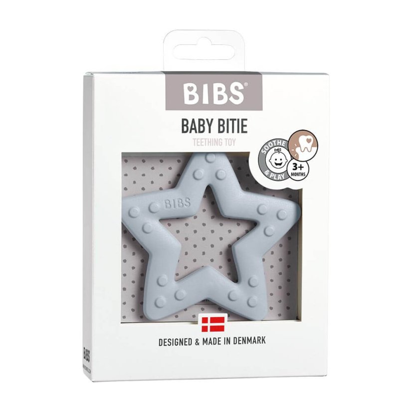 BIBS Baby Bitie kousátko STAR různé druhy - BIBS Baby Bití kousátko: Blush