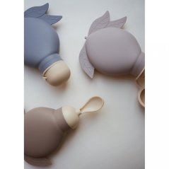 Silikónová fľaša na smoothie 2-pack Lilac / Shitake