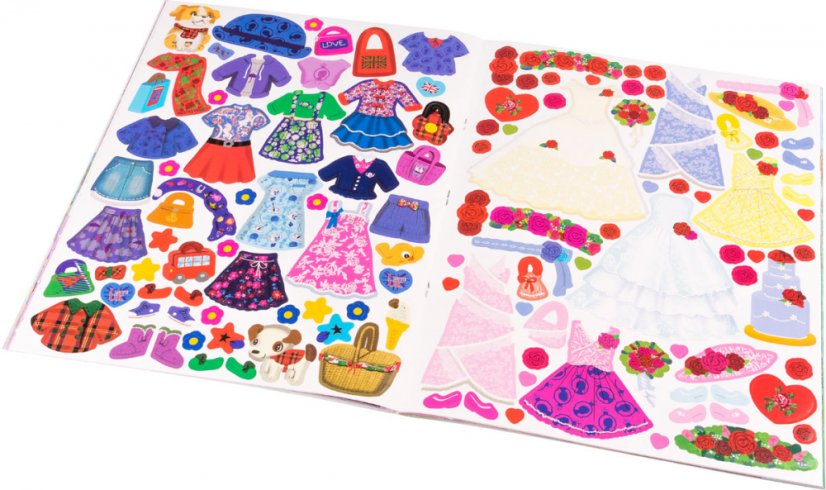 Šaty pro KATE - Kniha samolepek