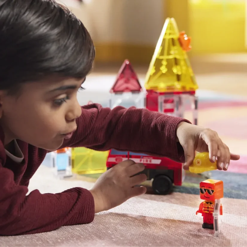 Magnetická stavebnice Fire Rescue 27 dílů