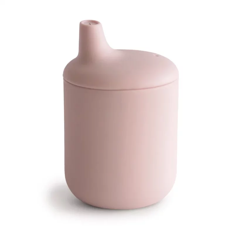 Mushie silikónový pohárik s náustkom - rôzne farby