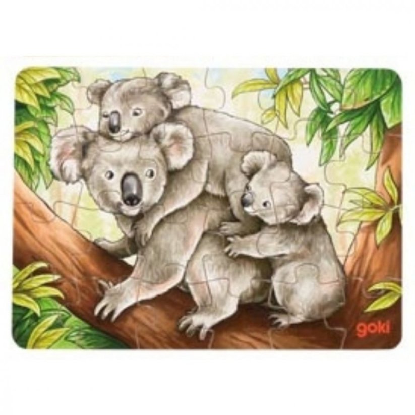 Mini-puzzle Austrálske zvieratká - 57431: Koala