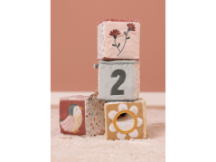 Little Dutch Set aus Plüschwürfeln Blumen und Schmetterlingen
