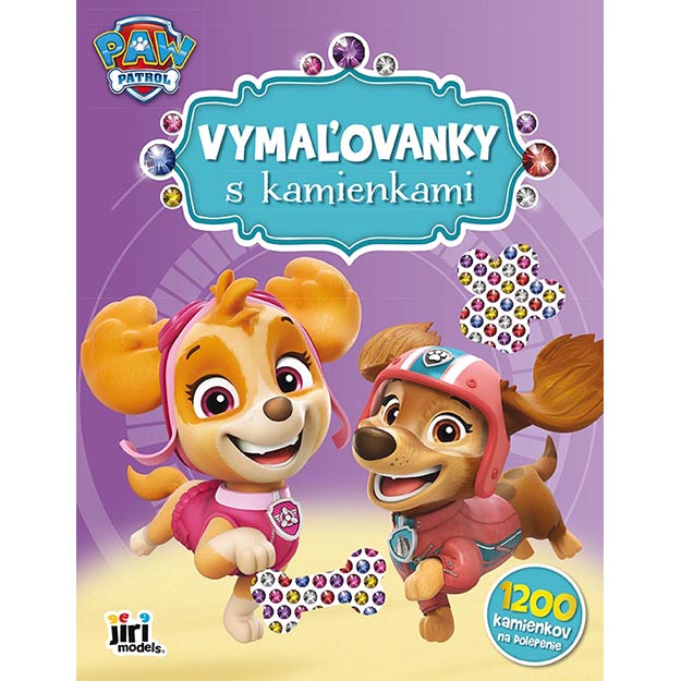 Maľovanky s kamienkami Labková patrola