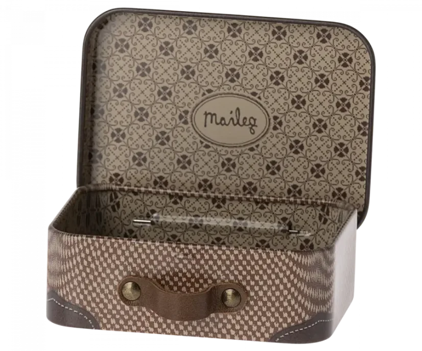 Aktentasche aus Metall Brown micro Maileg