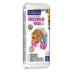 MAGNA-TILES Magnetická stavebnice microMAGS Gingerbread House Travel Set 24 dílů