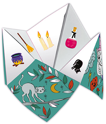 Janod Atelier Origami papírové skládanky Nebe peklo ráj Mini 7+