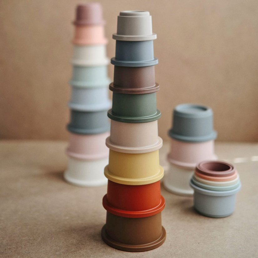 Mushie skladacia veža petal