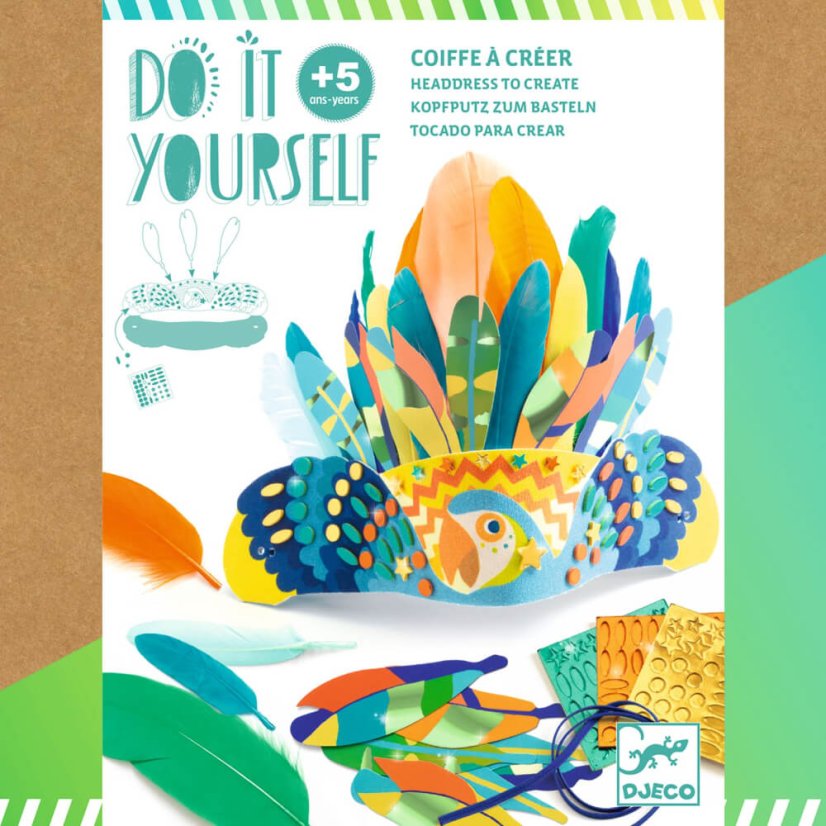 DIY-Vytvor si sám Rio textilná čelenka