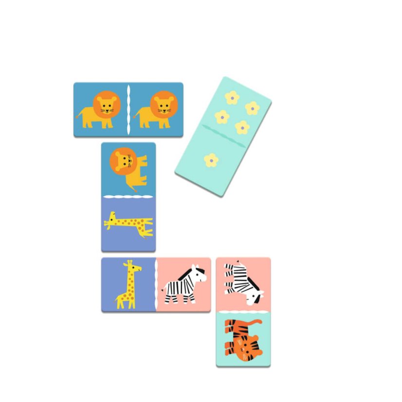 5 her klasických vzdělávacích Zvířátka ze savany