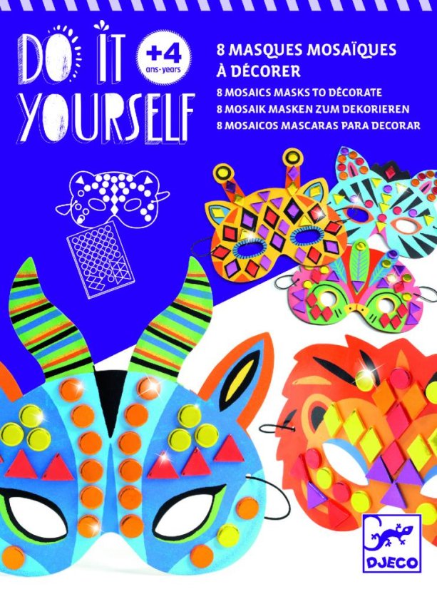 DIY (Urob si sám) Masky – Zvieratá z džungle