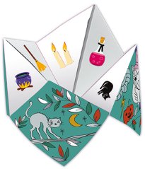 Janod Atelier Origami papírové skládanky Nebe peklo ráj Mini 7+